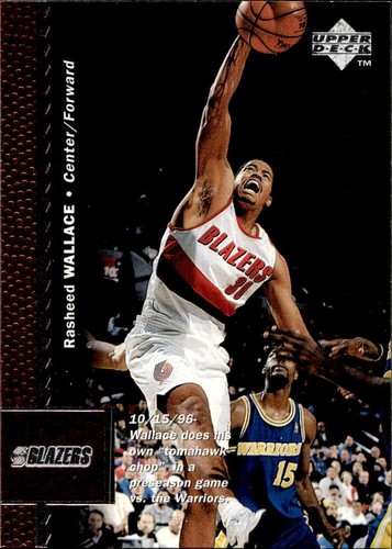 Card nba rasheed wallace - card,