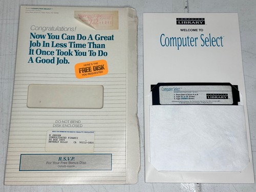 1991 computer select demo - computer, kit