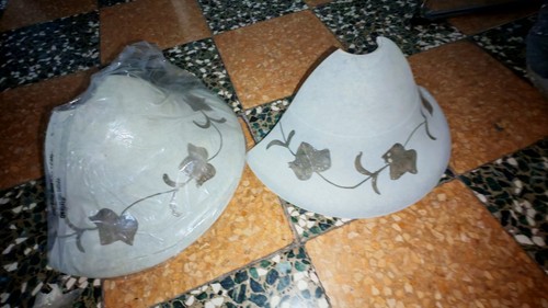 Applique ceramica mezzaluna - ceramica,