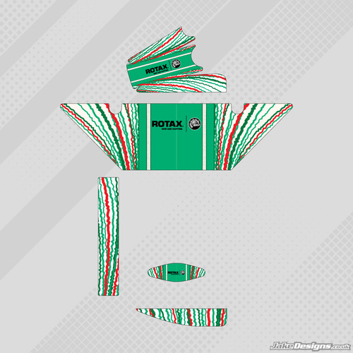 Kit adesivi radiatore tonykart - adesivi,
