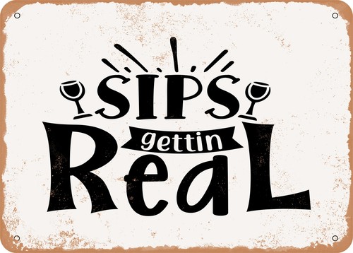 Insegna metallo sips - in,