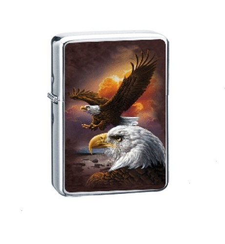Lighter accendino with eagles - accendino,