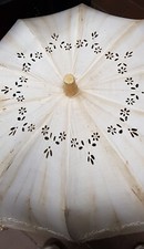 Ombrello parasole bianco antico inizio '900 antique early 20th C. white parasol