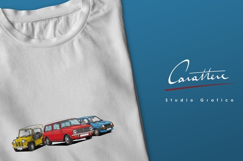 Shirt maglia auto austin - t-shirt,