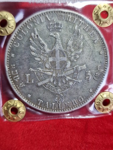 Lire 1891 tallero colonia - 5,