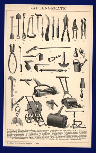 Stampa 1898 attrezzi - stampa, da