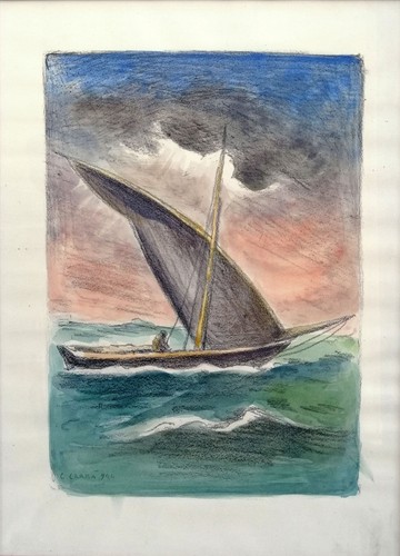 Carlo carrà rimbaud bateau - -,