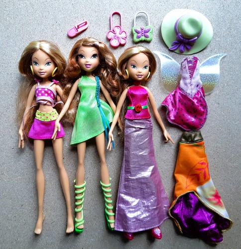 Winx club mattel 2004 3x - winx,