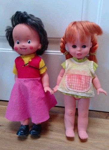 Lotto bambole vintage pippi - lotto,