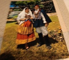 Costumi cartolina Sardi Quartuccio Anni 70