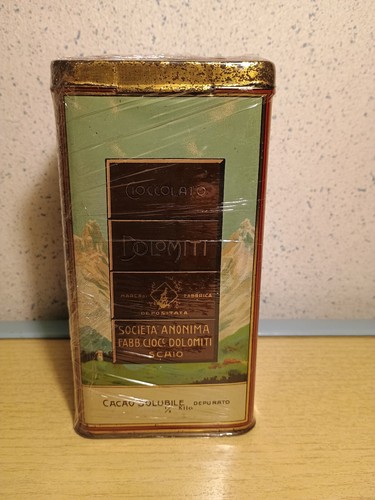 Scatola latta cacao - latta, e