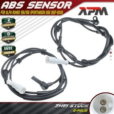 2x Sensore ABS Anteriore Sinistro Destro per Alfa Romeo 156/156 Sportwagon 932 1997-2006