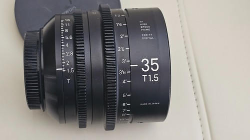 Sigma 35mm high speed - 35mm, t1.5