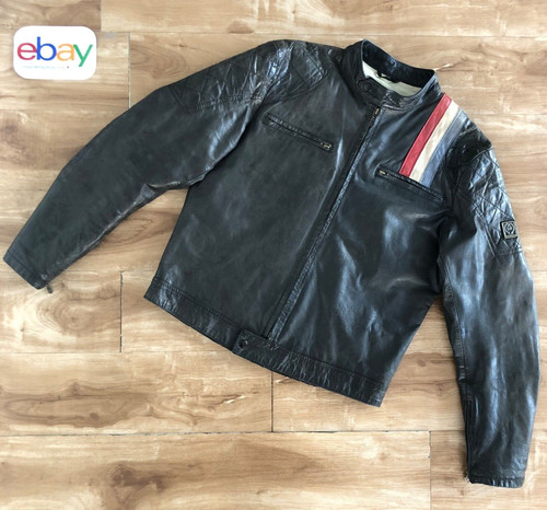 Giacca pelle belstaff three - pelle,