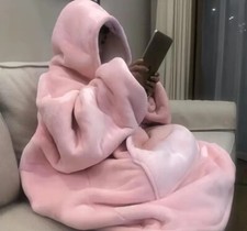 FELPA COPERTA CON CAPP. ROSA- UNISEX - SPED INCL.