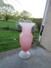 Vase soliflore en opaline rose