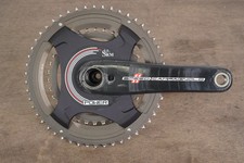 Misuratore di potenza 175mm 50/34T Campagnolo 11 velocità SRM guarnitura carbonio strada