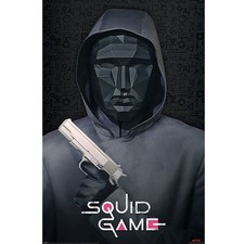 Squid Game Mask Man Poster