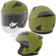 Casco Jet Moto Aperto Visiera
