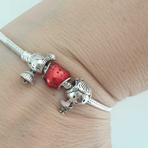 Bracciale donna uomo argento - bracciale,