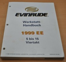 Johnson EVINRUDE 1999EE 5ps 6ps 8ps 9.9ps 15ps  Outboard Werkstatthandbuch OMC