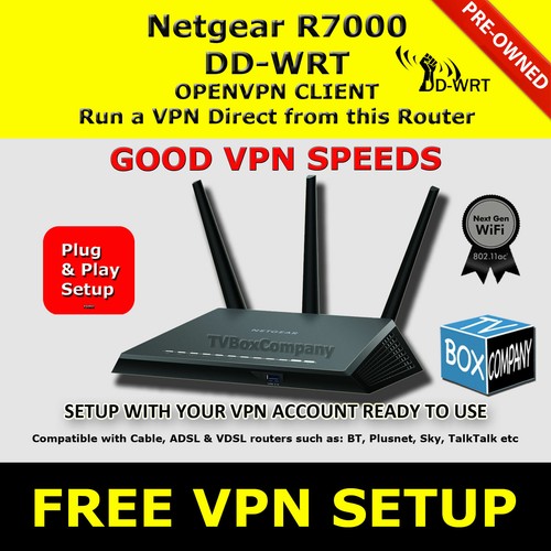Netgear r7000 wrt - r7000, flashed