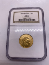MONETA ORO 1859 A 20 FRANCHI