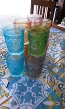 set bicchieri in vetro