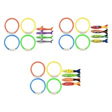 8x Anello per pesci Giocattoli Anelli subacquei Anelli per il nuoto Attrezzatura