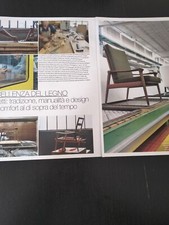 POLTRONE GIORGETTI DESIGN LAURA SILVESTRINI MADE IN ITALY 2-PAGE VINTAGE AD