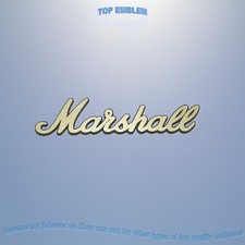MARSHALL emblema badge sostituzione logo decal sticker adesivo placca