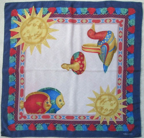 Foulard valentino soie tbeg - ,