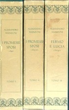 I PROMESSI SPOSI FERMO E LUCIA 3 VV MANZONI ALESSANDRO MONDADORI 1954 