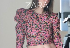 Zara multicoloured floral long