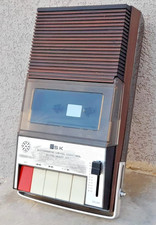Antico Registratore a Cassette Mangiacassette d'epoca Vintage SK Anni '70