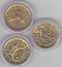 SAN MARINO 2020 5 EURO ZODIACO PER I 3 SEGNI SAGITTARIO SCORPIONE BILANCIA