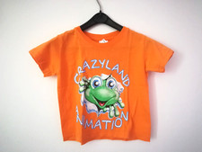 MAGLIETTA PER BAMBINI ARANCIONE BIMBO BIMBA BIMBI - (112)