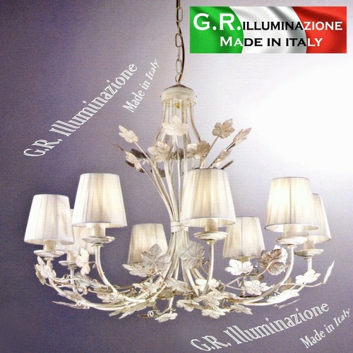 Lampadario ferro battuto 8 - ferro,