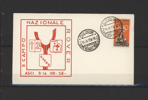 S58985 italia 1959 - italia, fdc