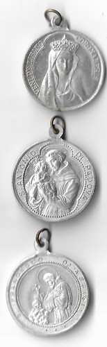 Lotto medaglie religiose - lotto, 3