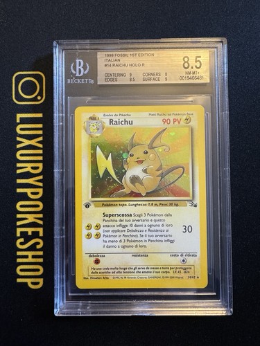 Carta card pokemon raichu - carta,