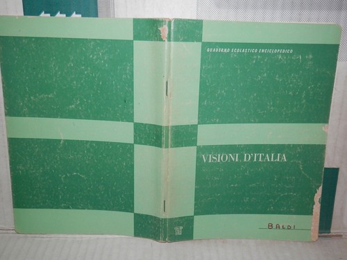 Vecchio quaderno scolastico - , di