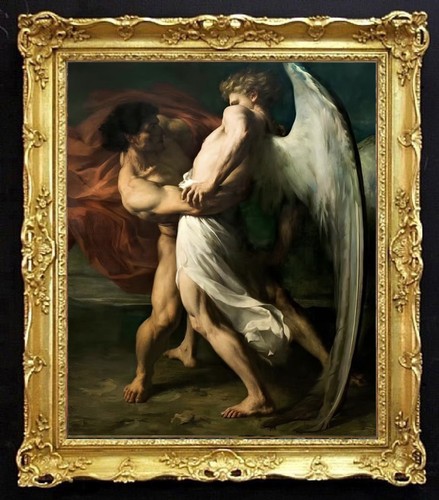 Dipinto olio biblico - olio,