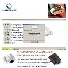 Landi Renzo OMEGAS cavo originale per centralina GPL / CNG - Software incluso