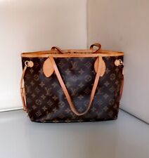 Autentica Louis Vuitton Borsa Neverfull PM tote bag in tela rivestita 