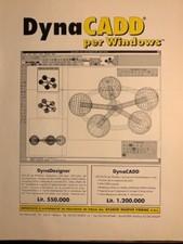 Advertising Pubblicità- 1994 - Dyna CAD per Windows