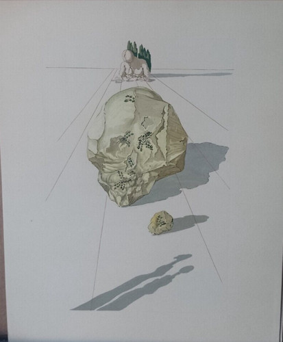Dalì xilografia divina - xilografia,