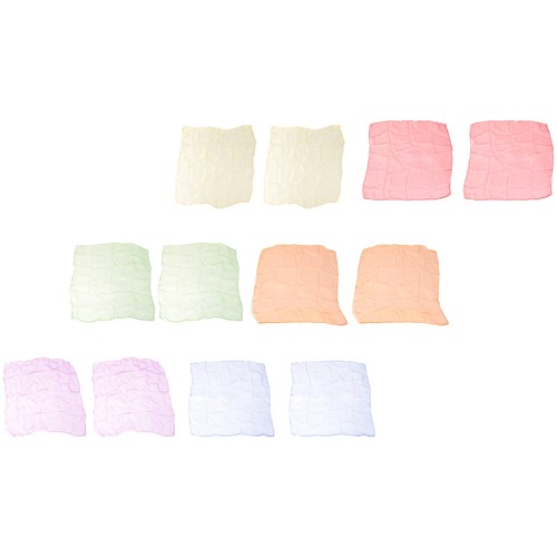 12pcs quadrato giocoleria seta - quadrato,