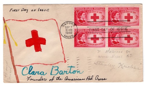 967 clara barton croce - barton, rossa