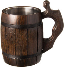 Tazza Di Birra in Legno Di